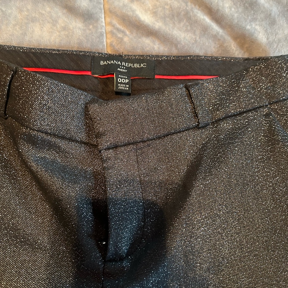 Banana Republic Black Shimmer Pants